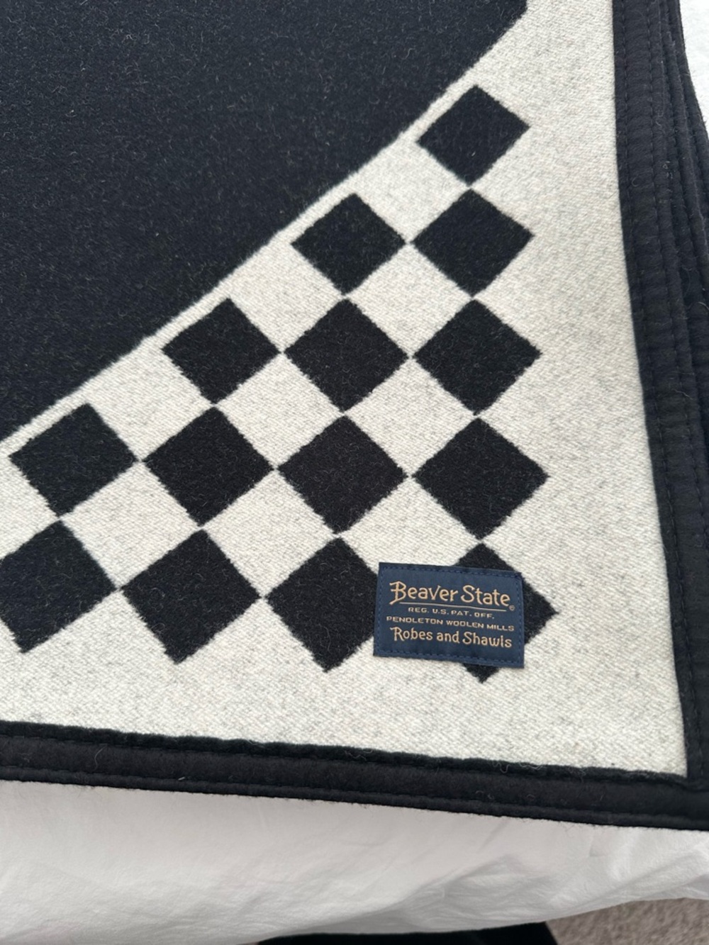 Pendleton Twin wool reversable blanket - Picture 4 of 6